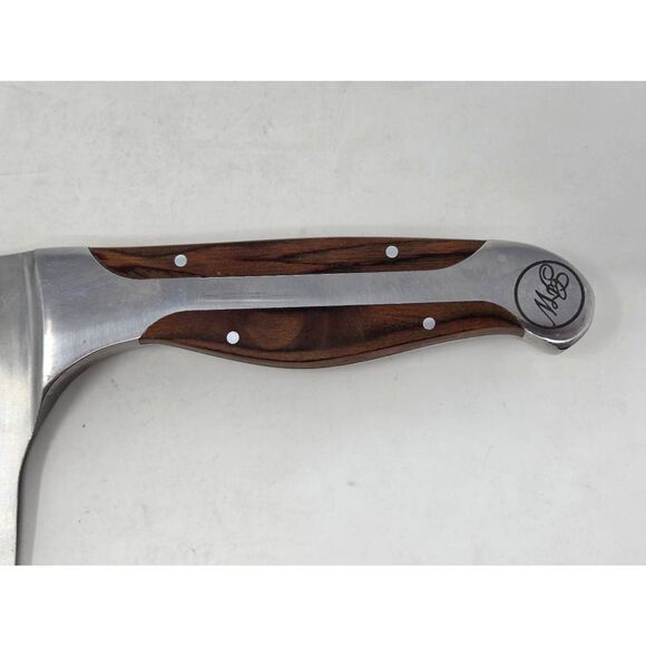 GUNTER WILHELM EXECUTIVE CHEF SERIES BUTCHERS CLEAVER 440C GERMAN STEEL 8" - Picture 3 of 6